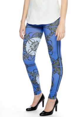 Hot Sox Scarf Print Legging
