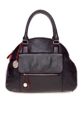 CYNTHIA Cynthia Rowley Leather Bowler Satchel
