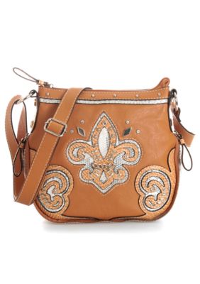 Gemini Rising Fleur-de-Lis Crossbody