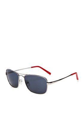 Nautica Metal Pilot Aviator Sunglasses
