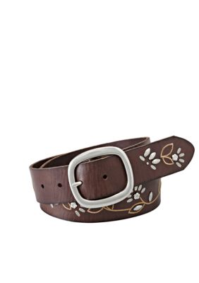 38 00 2 fossil floral strap belt  34 00 1 fossil rhinestone buckle ...