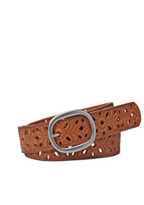 Fossil Floral Strap Belt