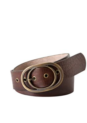 Fossil Vintage Oval Buckle Belt