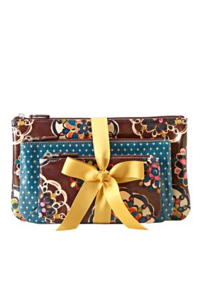 Fossil Key-Per Triple Pouch