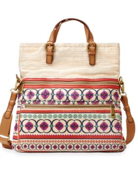 Fossil Explorer Fabric Tote