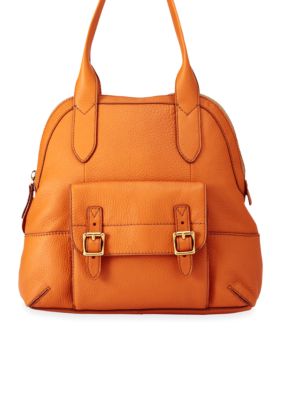 Fossil Tate Dome Satchel