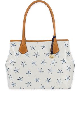 Brahmin Blue Atlantic Anytime Time Tote