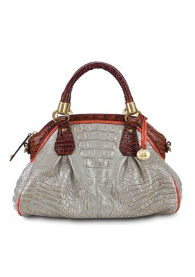 Brahmin Tri-Color Lisa Satchel