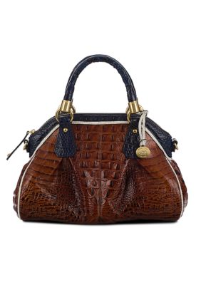 Brahmin Tri-Color Lisa Satchel