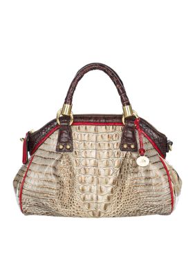 Brahmin Tri-Color Lisa Satchel
