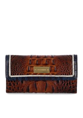 Brahmin Tricolor Soft Checkbook Wallet