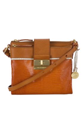 Brahmin Mojito Sand Simon Crossbody Collection