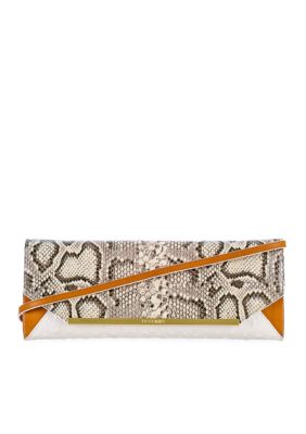 Brahmin Alexis Clutch Anaconda Tri-Texture