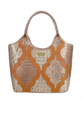 Brahmin Small Applique Shopper