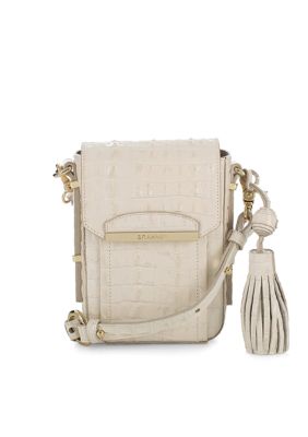 Brahmin Sloane Camera Strada Croco Bag