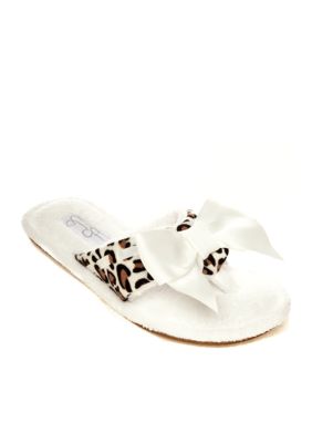 Jessica Simpson Leopard Thong Slipper