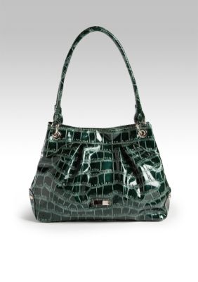 ND&reg; New Directions Glazed Croc New Horizon Tote