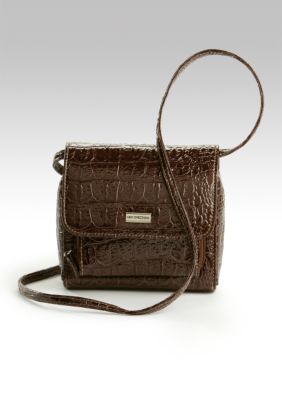 ND&reg; New Directions Glazed Alligator Wallet on a String