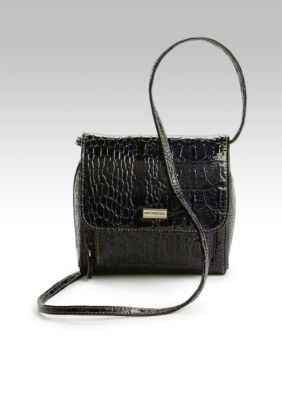 ND&reg; New Directions Glazed Alligator Wallet on a String
