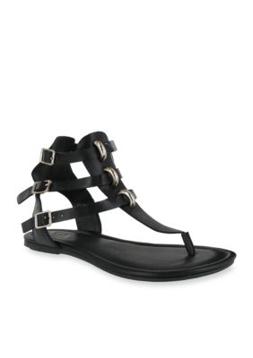 belk women's flat sandals