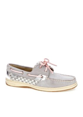 Sperry&reg; Top-Sider Bluefish Boat Shoe - Grey Houndstooth Sequins
