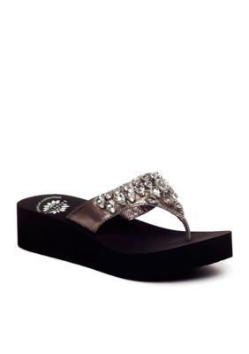 yellow box sandals at belk