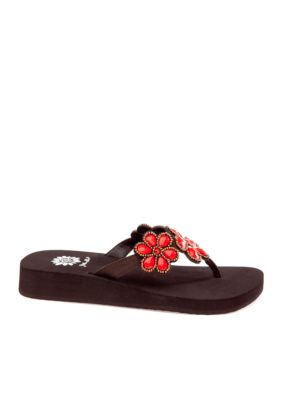 Yellow Box Augusta Flip Flop