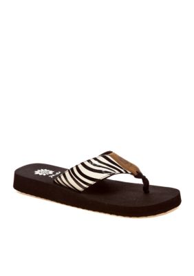 Yellow Box Corgi Flip Flop
