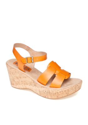 Korks Brie Wedge Sandal