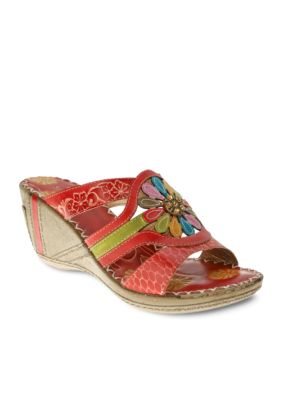 Spring Step Razzy Wedge Slide