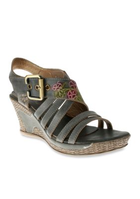 Spring Step Sapphire Wedge Sandal