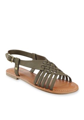 belk women's flat sandals