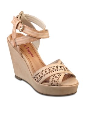 Pink & Pepper Fiora Wedge Sandal