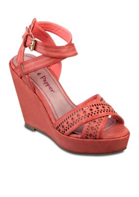 Pink & Pepper Fiora Wedge Sandal