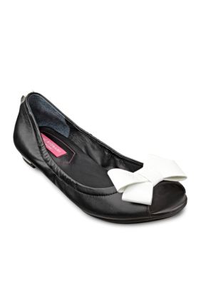 Isaac Mizrahi New York Bentley Peep-toe Flat