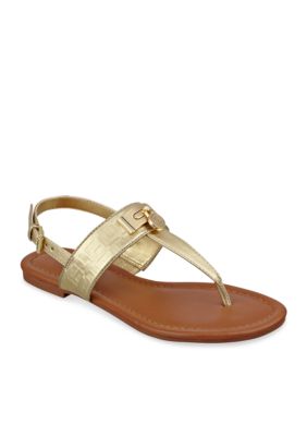 belk women's flat sandals