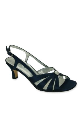 David Tate Rosette Slingback Sandal - Available in Extended Sizes ...