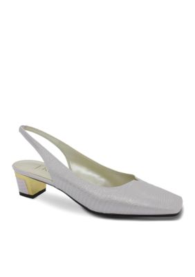 JRenee Bev Slingback Pump-Extended Sizes Available
