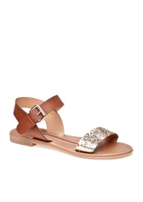 New Directions Betty Glitter Sandal