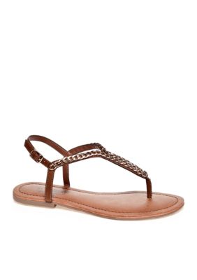 UNLISTED Golden Coin Sandal