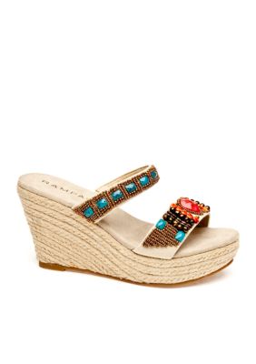 Rampage Braidella Wedge Sandal
