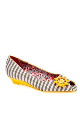 Poetic Licence Anchors Away Peeptoe Wedge