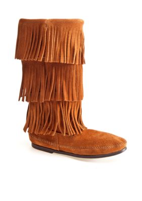 Minnetonka 3 Layer Fringe Boot