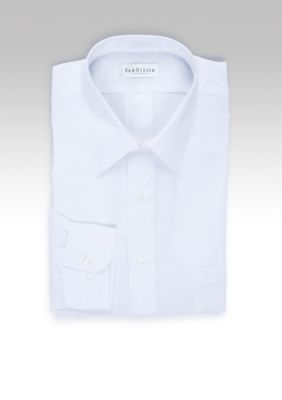 Van Heusen Sateen Stripe Dress Shirt