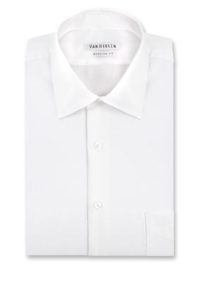 Van Heusen Wrinkle-Free Lux Sateen Dress Shirt