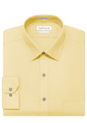 Van Heusen Wrinkle-Free Pincord Solid Dress Shirt