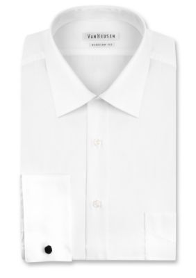 Van Heusen Wrinkle-Free French Cuff Dress Shirt