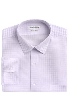 Van Heusen Wrinkle-Free Check Dress Shirt