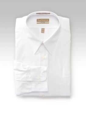 Van Heusen Fitted  Poplin Dress Shirt