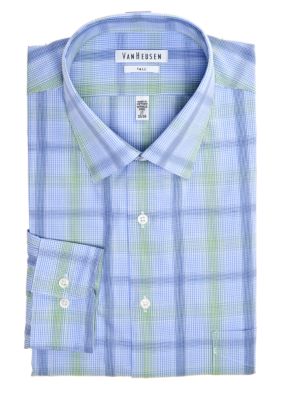 Van Heusen Big & Tall Wrinkle Free Plaid Dress Shirt